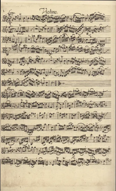 Sonata sopr'il Soggetto Reale. Canon Perpetuus: Violin (Fasc.2, C)