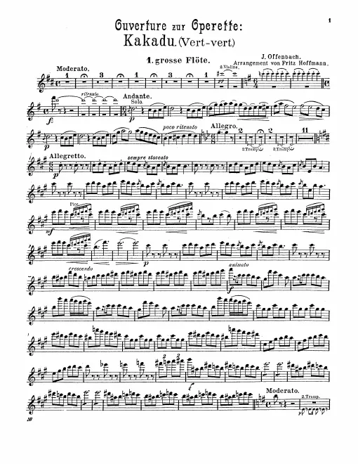 Flute 1, 2/Piccolo