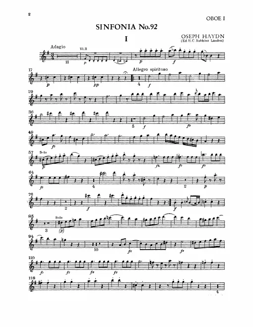 Oboe 1, 2