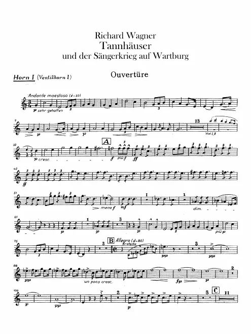 Horn 1 (F, E)