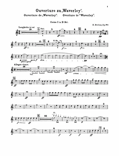 Horn 1, 2, 3, 4 (D)