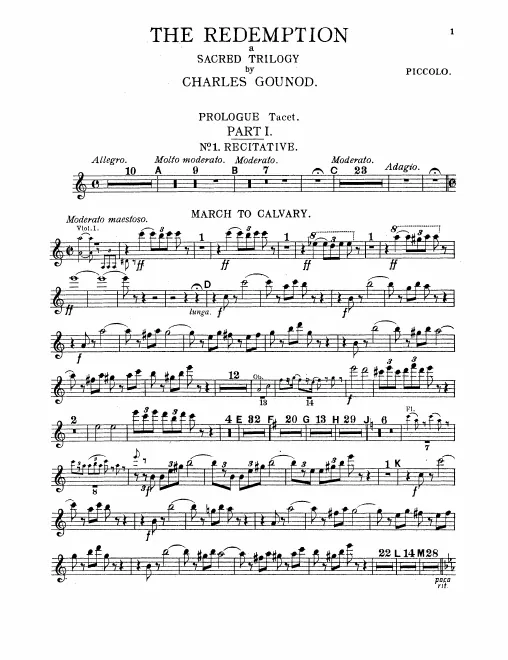 Piccolo, Flute 1/2