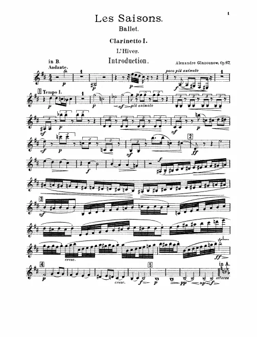 Clarinet 1 (B♭/A)