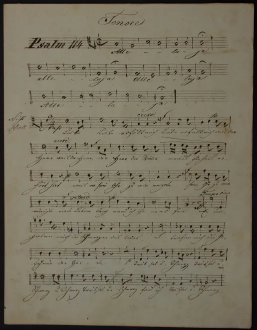 Male Vocal Parts