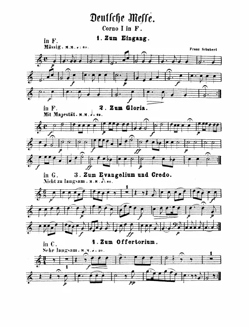 Horn 1, 2 (F)
