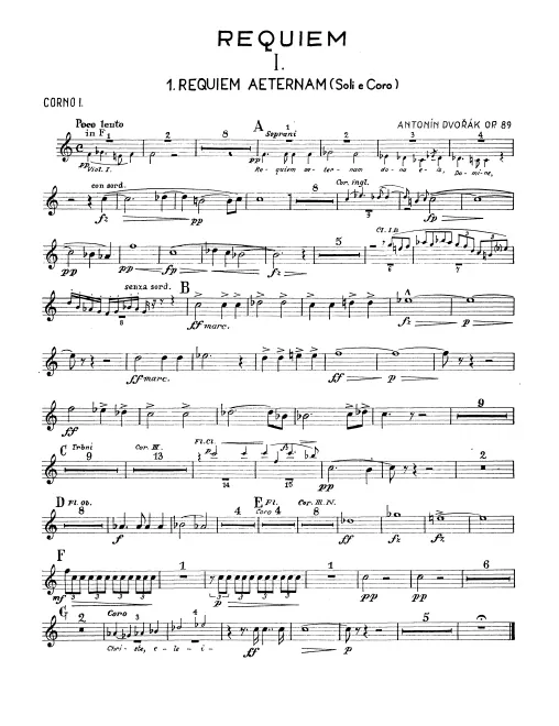 Horn 1, 2, 3, 4 (F, D)