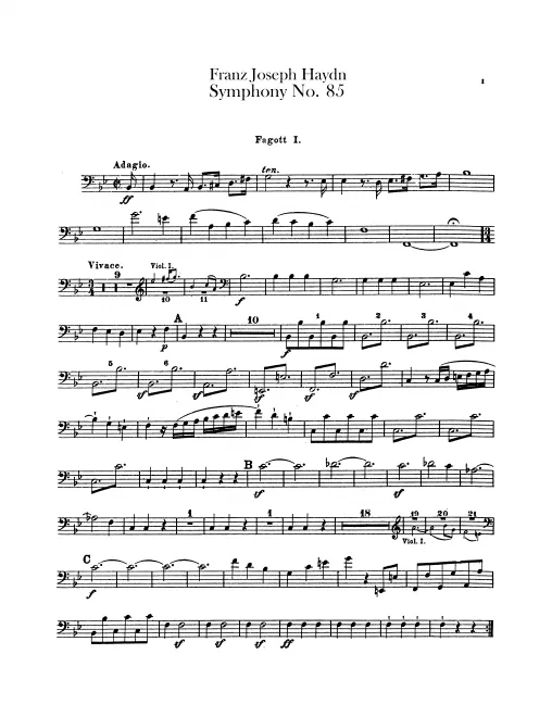 Bassoon 1, 2