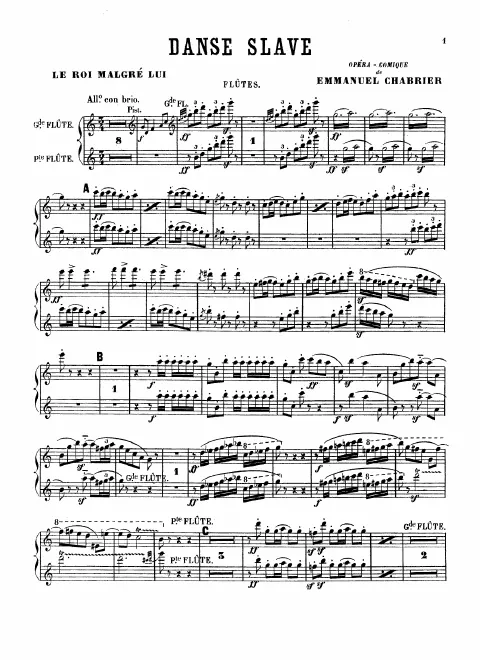 Flute 1/2 (also Piccolo)