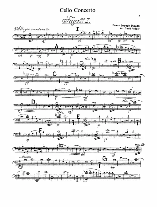 Bassoon 1, 2