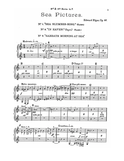 Horn 3/4 (F)