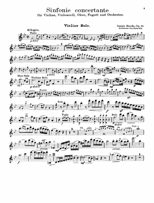 Violin solo