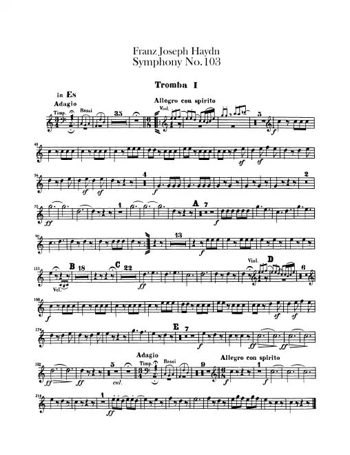 Trumpet 1, 2 (E/C)