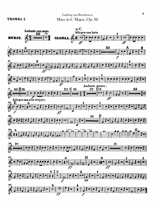 Trumpet 1, 2 (C/D)