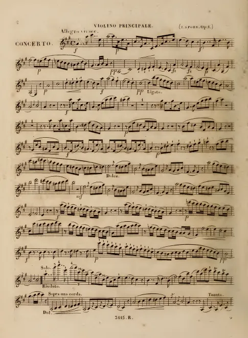 Solo Violin
