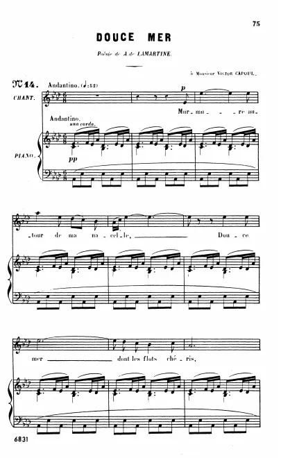 Complete Score (A♭ major: high voice and piano)
