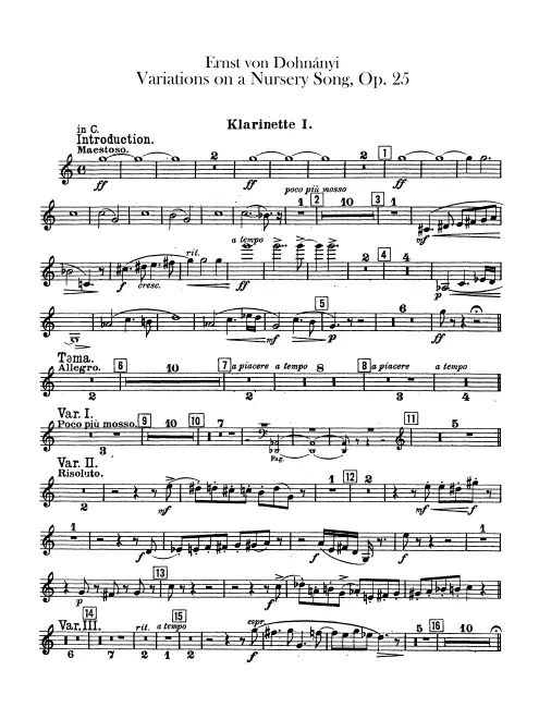 Clarinet 1 (C)
