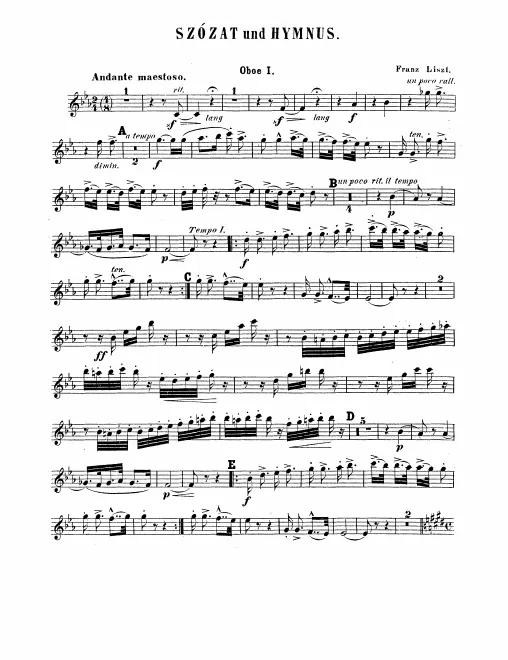 Oboe 1, 2