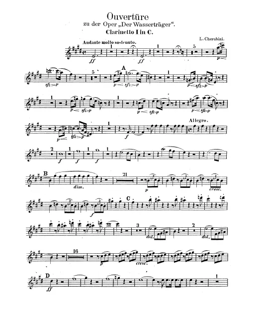 Clarinet 1, 2 (C)