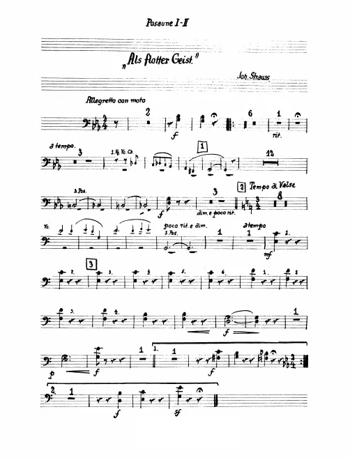 Trombone 1/2, 3