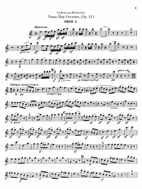Oboe 1, 2