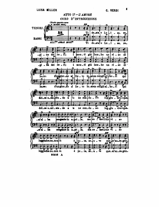 Male Chorus