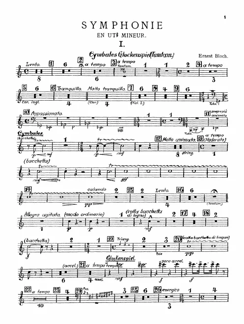 Cymbals/Glockenspiel/Tam-Tam