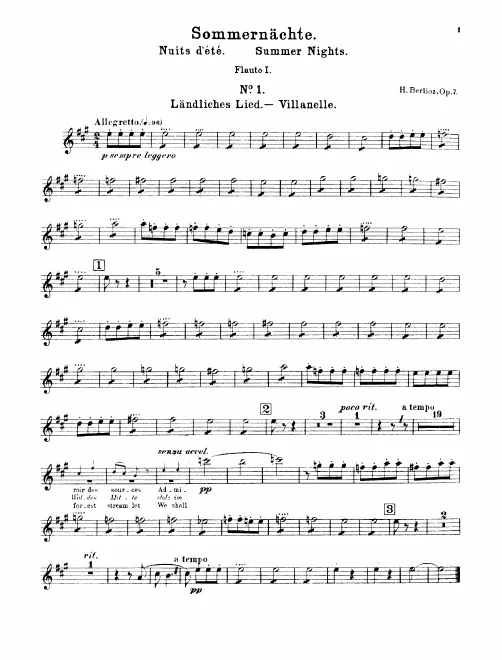 Flute 1, 2