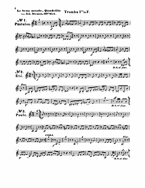 Trumpet 1, 2 (F)
