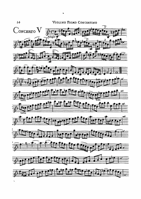 Violin I Concertino