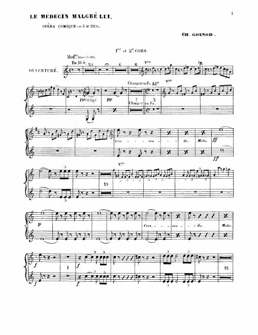 Horn 1/2 (E), 3/4 (D)