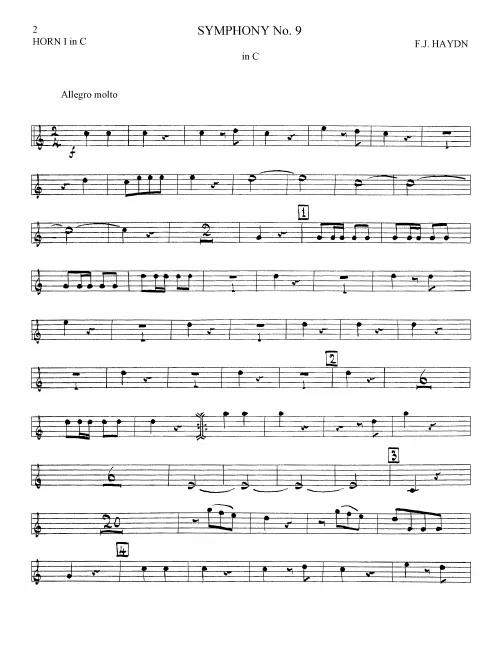 Horn 1, 2 (C)