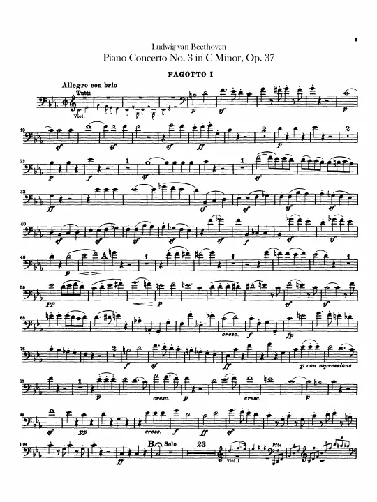 Bassoon 1, 2