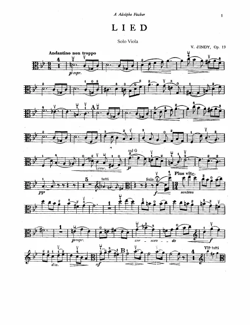 Solo Viola