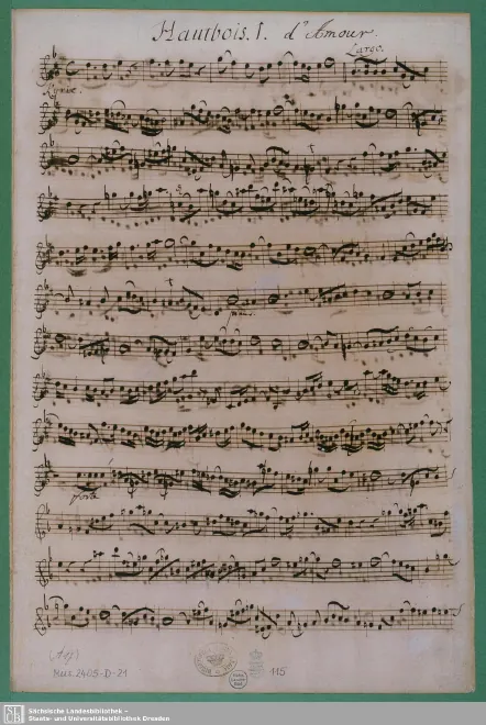 Oboe d'amore 1, 2