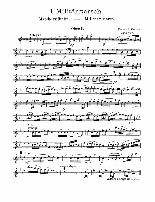 Oboe 1, 2