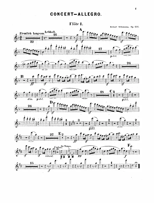 Flute 1, 2