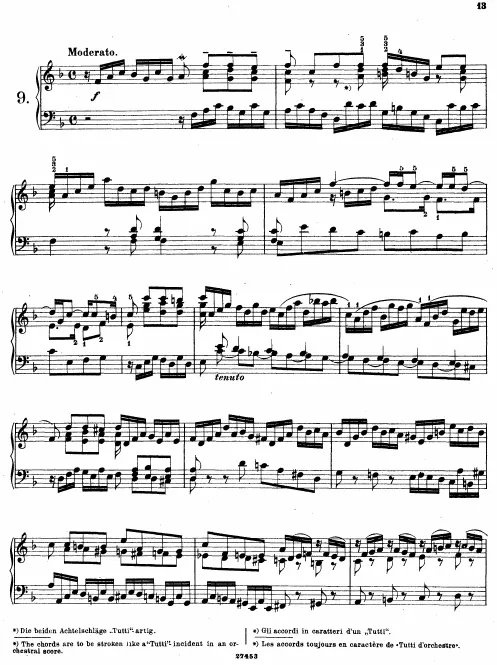 5. Præludium in , BWV 928
