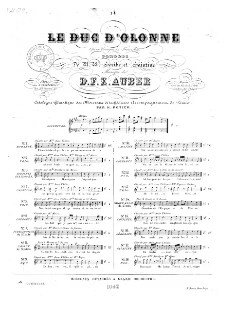 No.14, Chœur: "Guerriers de l'Espagne" (B♭ major)