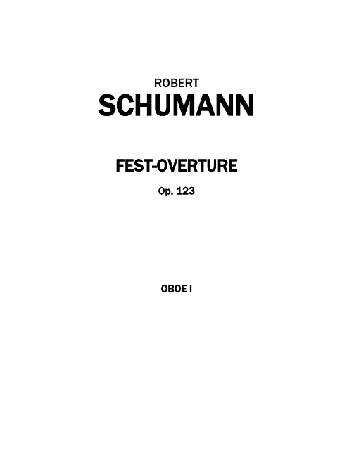 Oboe 1, 2