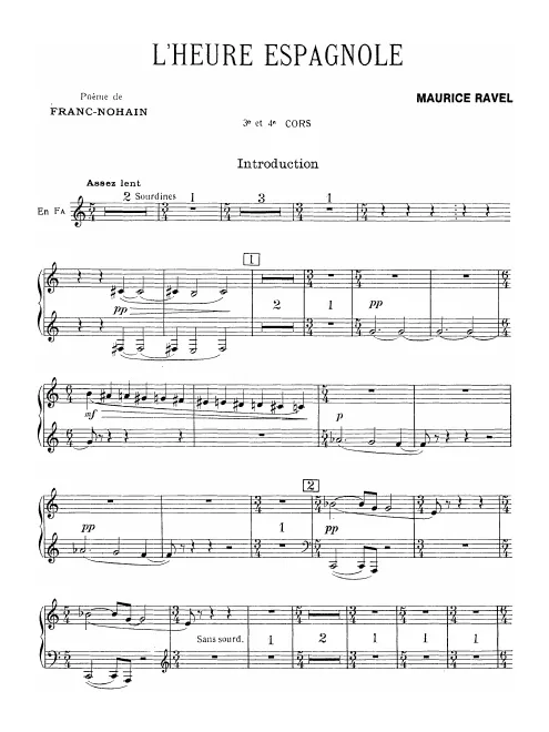 Horn 3/4 (F)
