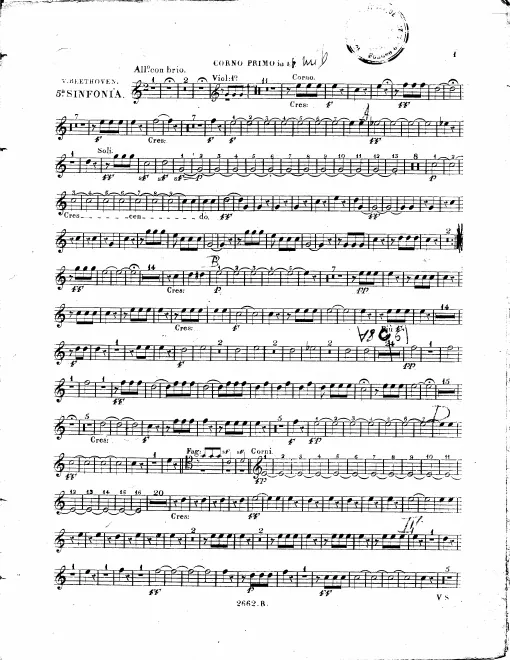 Horn 1, 2 (E)