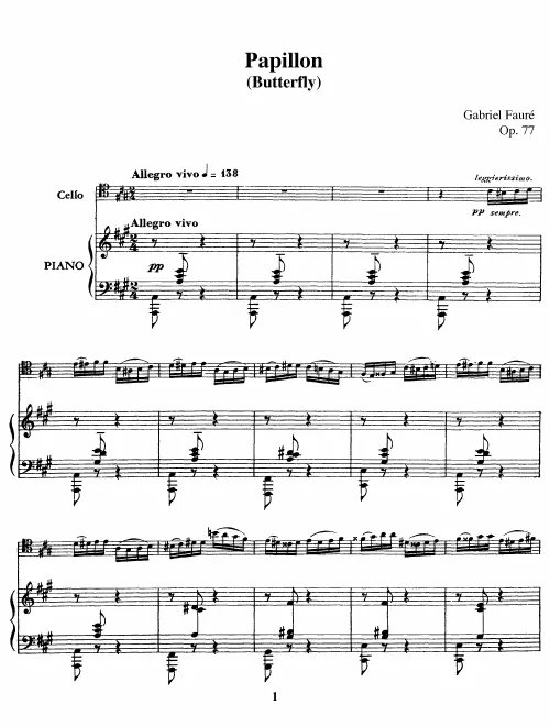 Complete Score and Cello Part