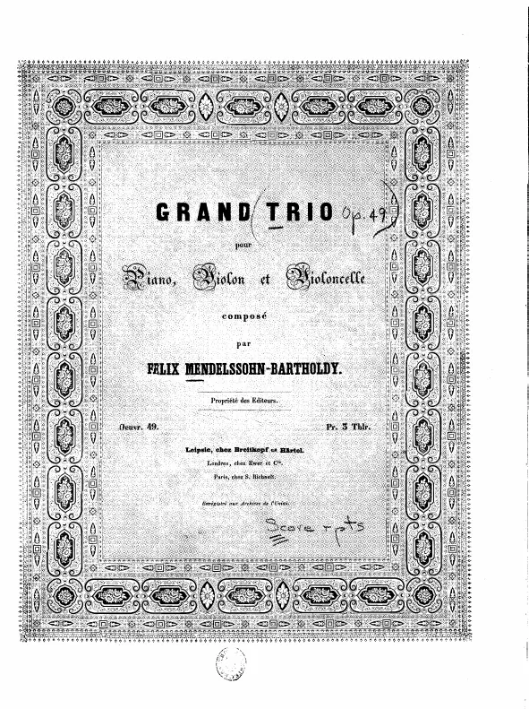 Complete Score and String Parts
