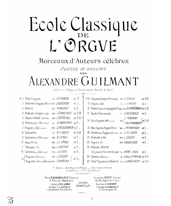 18. Fugues by Roberday and Černohorský