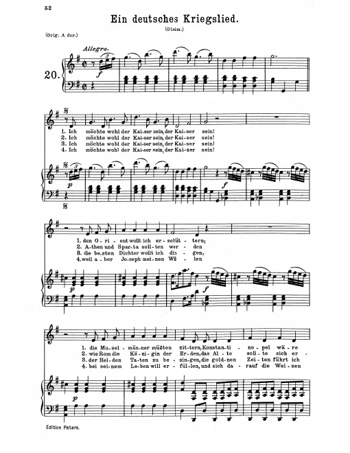 Complete Score (low voice, )