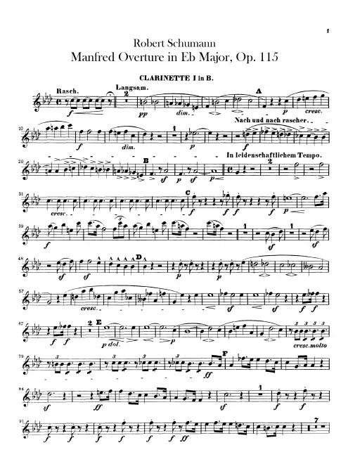 Clarinet 1, 2 (B)