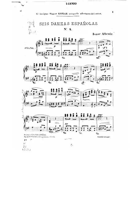 4. Danza in G major