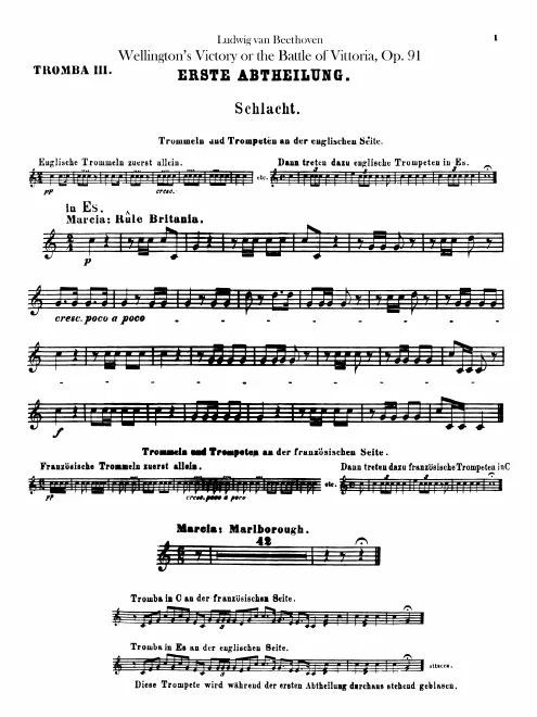 Trumpet 3 (E, D), 4 (C, D)