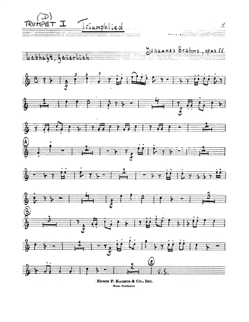 Trumpet 1 (D)