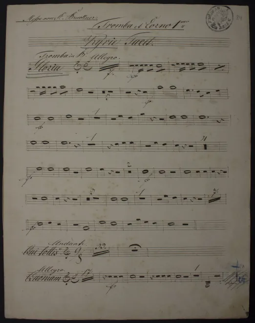 Trumpet 1, 2; Horn 1, 2